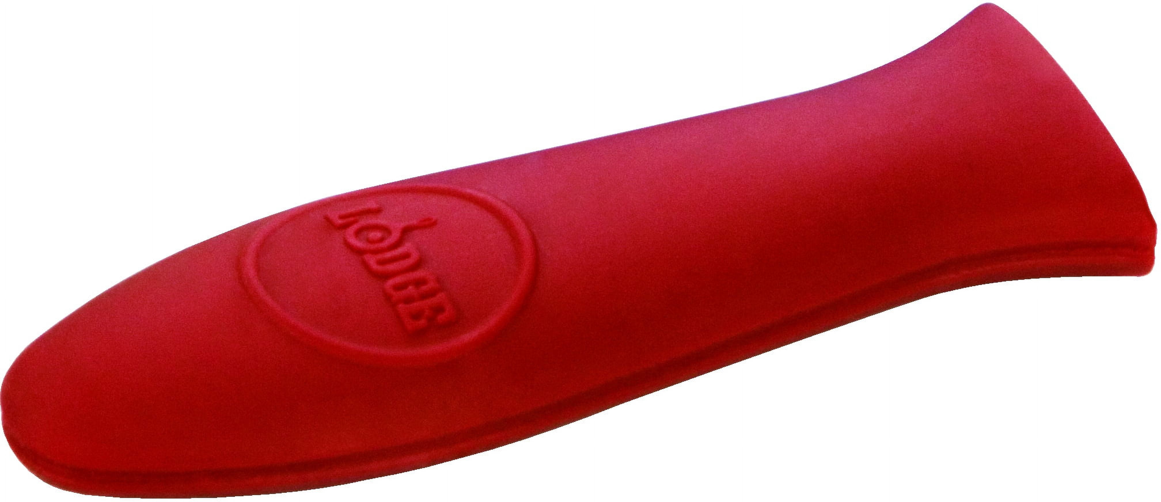 Lodge Cast Iron Red Silicone Hot Handle Holder for Skillets, ASHH41,  includes One Red Handle Holder 