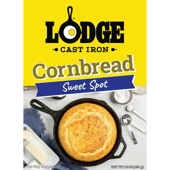 Lodge Sweet Spot Cornbread Mix, 16 oz Box – Sweet Southern Cornbread