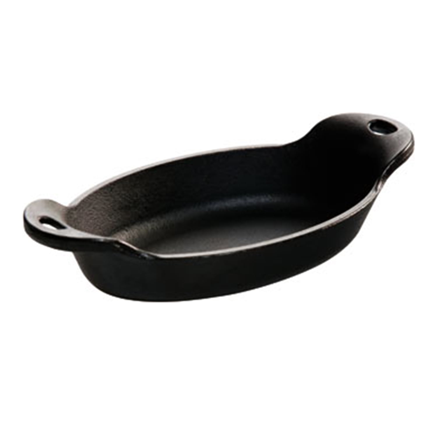 Tablecraft Cast Iron Sizzle Platter - 9.25" X 6.875" Oval Serving Dish, Seasoned