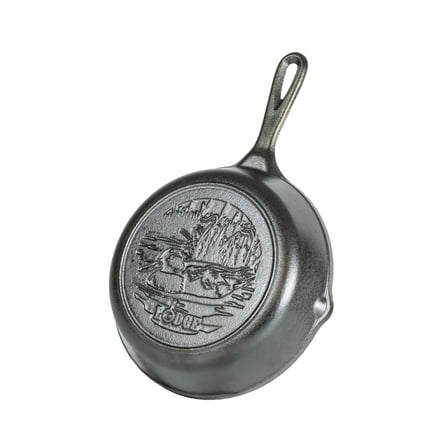 Lodge Wildlife Series 8" Cast Iron Skillet Duck Scene, L5SKWLDK