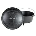 thumbnail image 1 of Lodge Yellowstone 8 Quart Seasoned Cast Iron Power Y Deep Camp Dutch Oven, 12 Inch Diameter, 1 of 7