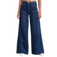 thumbnail image 1 of Lodgix 2025 Wide Leg Jeans for Women Trendy High Waist Straight Leg Baggy Jeans Stretchy Denim Pants Trouser Jeans Dark Blue XL, 1 of 6
