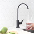 thumbnail image 1 of Stylish Lodi Single-Handle Matte Black Water Tap Faucet 11" K-142N, 1 of 11