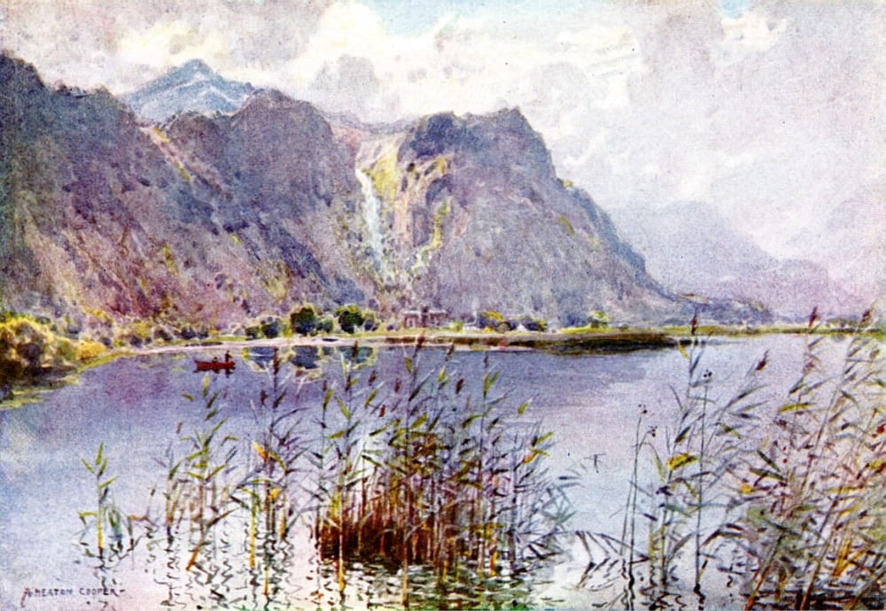 Lodore & Derwentwater Canvas Art - A Cooper (18 x 24)
