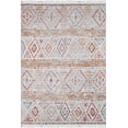thumbnail image 1 of Lodzki Grey Medallion Polyester Area Rugs for Living Room Washable Rugs Boho Moroccan Area Rug Soft Geometric Bohemian Carpet Distressed Indoor Rug for Bedroom Dining Room Office Nonslip Rug, 1 of 9