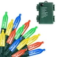 thumbnail image 1 of Loende Multi-color Mini 50 LED Battery Operated String Lights Christmas Holiday Lighting, 18', 1 of 7