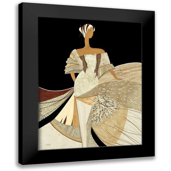 Loesch, Elisabeth 12x14 Black Modern Framed Museum Art Print Titled - Clarisse