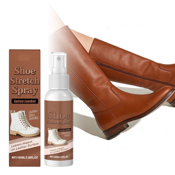 Loespoir 100ml Shoe Tree Spray, Shoe Comfort Spray For Various Materials, Stain-free Treatment For Daily Use On Leather, Fabric, Gentle Formula, Refreshing