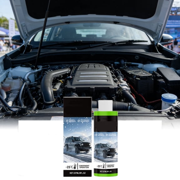 Loespoir Antifreeze For Winter Driving, Low Temperature Protection For Car Engines, Coolant Antifreeze For Cold Weather, Radiator, Windshield Washer Fluid