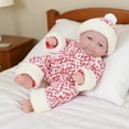 thumbnail image 1 of Loespoir Baby Dolls For Girls, Baby Doll With Clothes Accessories, 8.66 In Long Sleeve Cool Baby Doll, For Dress Up Fashion Play, Boys Gift Idea, Role Playing Toy, Pretend Care(Red), 1 of 6