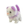 thumbnail image 1 of Loespoir Call and Walk Simulation Kitty Toy with Interactive Features, Indoor Doll for Play, Gift for Holiday and Birthday, Toy for Motor Skills(Purple), 1 of 6