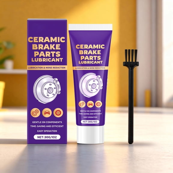 Loespoir Ceramic Brake Parts Lubricant, High Temp Brake Caliper Grease, Auto Brake System Sliding Pins Pad Brake Lubricant, High Temperature Grease For Caliper, Shim