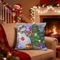 thumbnail image 1 of Loespoir Christmas LED Pillows, Holiday Gifts with Flashing Lights, Printed Sofa Pillows with Two Mode Switching, LED Effects, for Decor, Gifting, and Party Fun(A), 1 of 6