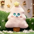 thumbnail image 1 of Loespoir Christmas Tree Pillows, Festive Stuffed Toy with Soft Flannel, Holiday Decor Couch Cushion for Christmas Gift, Living Room, Bed, and Seasonal Comfort(Pink), 1 of 6