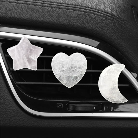 Loespoir Crystal Car Vent Decorative Clip, Car Air Vent Clip, Vent Decoration Ornament, For Car Interior, Conditioning Vent, Decorative Accent, Gift, Stylish Car Accessory(E)