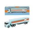 thumbnail image 1 of Loespoir Detailed Alloy Car Model, Trailer Container Truck Edition, Collectible Vehicle Replica for Display and Play, with Moving Parts and Realistic Design(C), 1 of 6