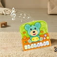 thumbnail image 1 of Loespoir Early Education Animals Music Electronic Piano, Puzzle Early Education Toys, Animal Sound Keyboard, For Musical Learning, Animal Recognition, Interactive Play(A), 1 of 7