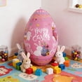 thumbnail image 1 of Loespoir Easter PVC Inflatable Eggs, Outdoor Patio Decoration, Large Yard Easter Decor, for Garden, Fence, Tree, Spring Party, Festive Atmosphere(Pink), 1 of 7