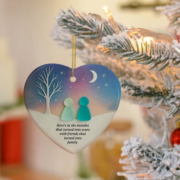 Loespoir Festive Christmas Decoration Pendants, Holiday Souvenirs for Family and Friends Collecting, Seasonal Keepsakes for Tree Decor and Gift Exchanging(A)