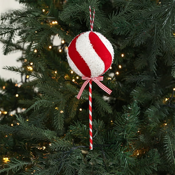 Loespoir Festive Hollowed-out Tree Pendants, Window and Shopping Center Decorative Items, Mirror Color Ornaments, for Christmas Displays and Holiday Arrangements(D)