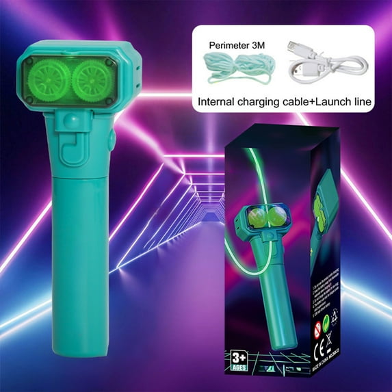 Loespoir Full Luminous Wand Rope, Rechargeable Luminous Toy, Handheld ...