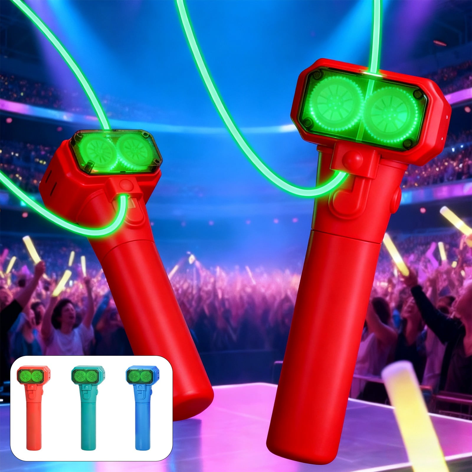 Loespoir Full Luminous Wand Rope, Rechargeable Luminous Toy, Handheld ...