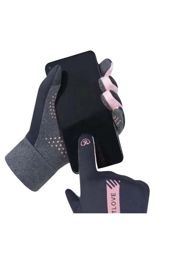 Heated Gloves For Men Women Mittens, USB Rechargeable Heating Gloves, Touchscreen Winter Gloves, For Driving, Cycling, Hiking, Cold Weather, Waterproof Warmth(Pink)