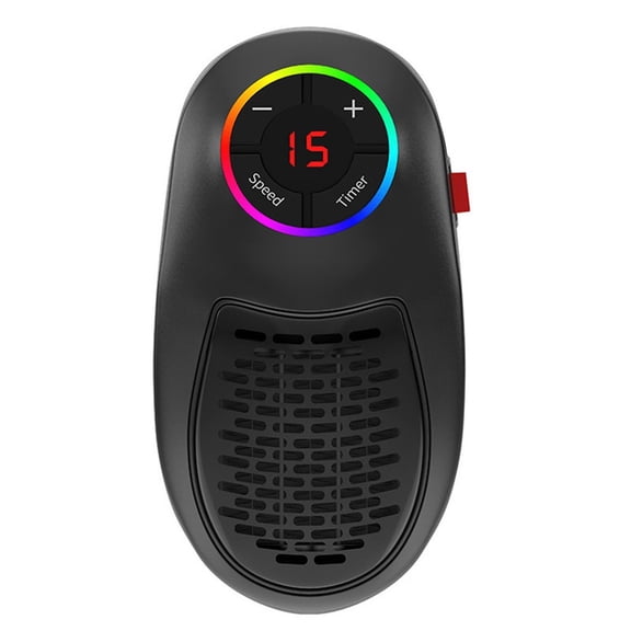 Loespoir Home Wall Heater, Desktop Ceramic Heater, Plug In Space Heater For Room, Indoor Use, Office, Bedroom, Sturdy Fast Heating Solution