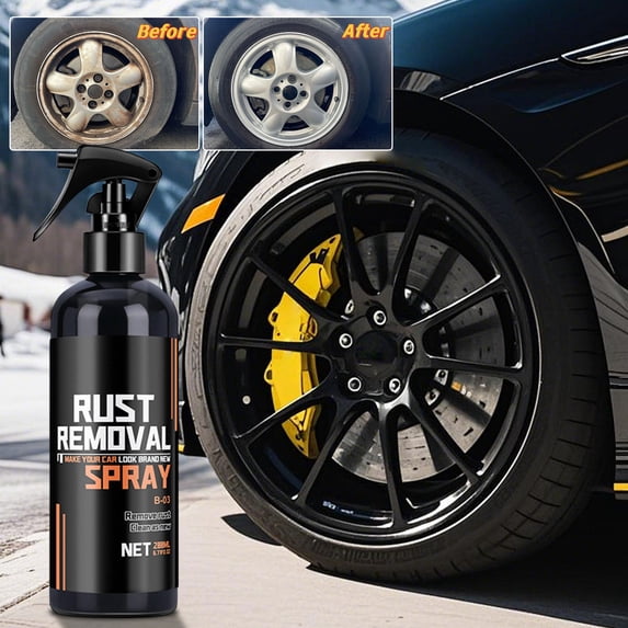 Loespoir Multi-Purpose Iron Fallouts Remover, Car Wheel and Paint Rust Spot Cleaner, Safe Cleaning Spray for All Surfaces, Vehicle Care, Metal Maintenance, 200ML
