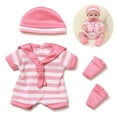 thumbnail image 1 of Loespoir Reborn Doll Girl Clothes, 30cm Doll Outfits For 12 Inch Doll, Simulation Doll Clothing Set, For Toy Gifts, Puzzle Playhouse, Fashion Dress Up, Baby Dolls Accessories(Pink), 1 of 6