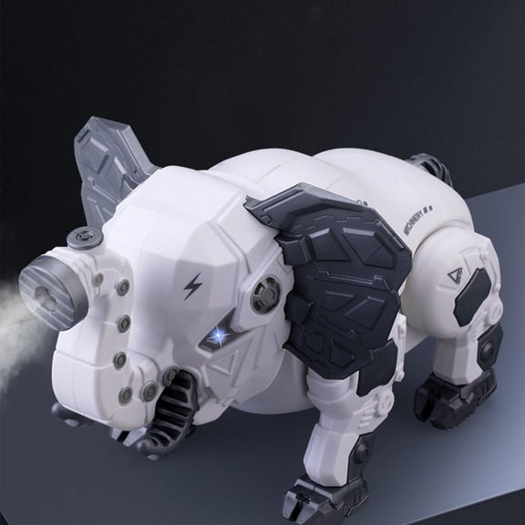 Loespoir Remote Control Electricity Toy Mechanical Elephants, Spray Toy Children Intelligent Music Toy, Boy Gift, for Play, Outdoor, Birthday, Sturdy Construction