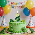 thumbnail image 1 of Loespoir Roman Numeral Candles, Numeral Birthday Celebration Candles, Number Shaped Party Candles, For Birthday Cake, Anniversary, Special Age Milestone, Festive Topper(Green-9), 1 of 6