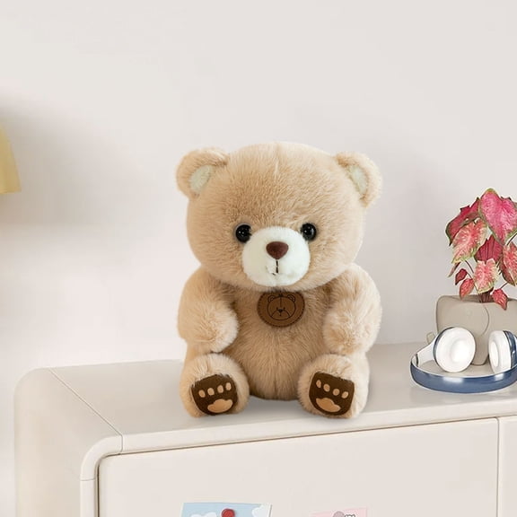 Loespoir Simulated Cute Soft Toy, Goodnight Children's Sleeping Doll, Plush Bedtime Companion, For Birthday Gifts, Holiday Presents, Comfort Toy, Sleep Aid, Family Friend Gift(B)