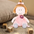 thumbnail image 1 of Loespoir Soft Lint Knit Fabric Doll, Premium Stuffed Animal Toy, Knitted Plush Figure for Decor, For Holiday Gifts, Nursery Accent, Sentimental Present, Handmade Style(Pink), 1 of 7