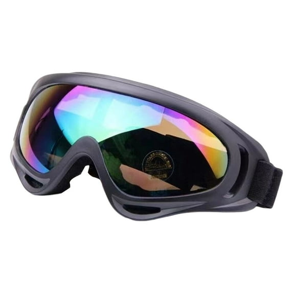 Loetky Anti-Fog Ski Goggles for Snowboard and Motorcycle, UV Protection Windproof Outdoor Sports Glasses with Interchangeable Lens for Riding, Cycling and Mountaineering, Multi-Color