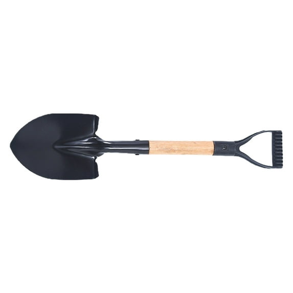 Loetky Anti-Slip Steel Garden Shovel, Ergonomic Hand Trowel for Digging, Planting & Outdoor Gardening, Compact Portable Design for Rock and Heavy Soil