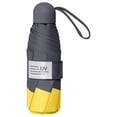 thumbnail image 1 of Loetky Compact Travel Umbrella Windproof with UV Sun Protection, Automatic Open Close Pocket Size Totes Umbrella for Rain and Shine, Portable for Purse, yellow, 1 of 9