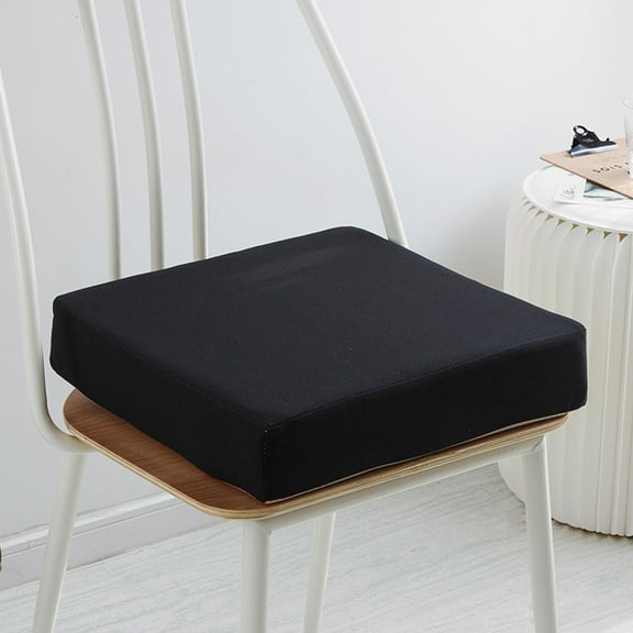 Loetky Floor Pillow & Cushion - Thickened Chair Cushion Sofa Cushion, Square Seat Pad for Indoor/Outdoor Yoga Bench Rocking Chair Room Tatami Sofa 40X40Cm Thickness 5Cm Black