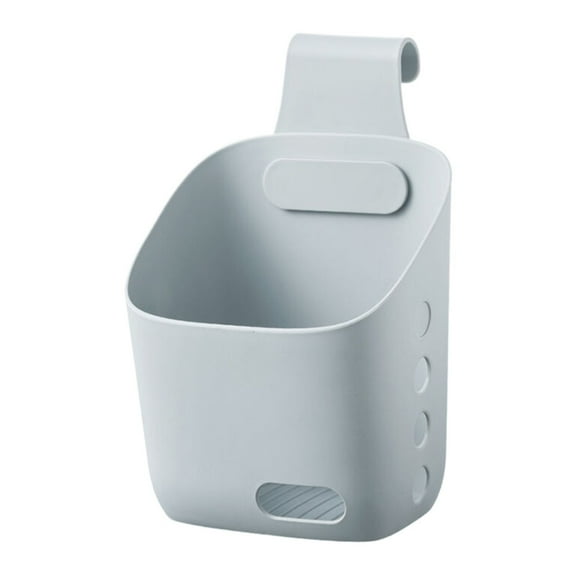 Loetky Hanging Plastic Baskets for Organizing Over the Door/Wall Mount Cabinet Organizer Storage Basket in Kitchen Bathroom Shower Hanging Basket with Holes Bedroom Small Storage Basket