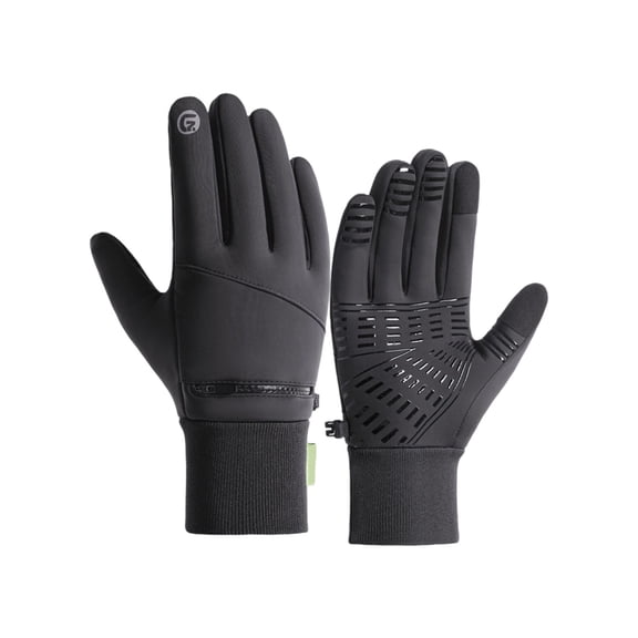 Loetky Men's Winter Thermal Gloves for Outdoor Riding and Work, Windproof Warm Touchscreen Texting Gloves for Cycling, Skiing and Cold Weather Sports