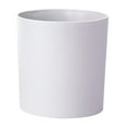 thumbnail image 1 of Loetky Small Cylindrical Ceramic Plant Pot with Drainage Hole, Modern Decorative Flower Planter for Indoor Outdoor Succulents, Cacti, Herbs, Home & Garden Decor, White, 1 of 4