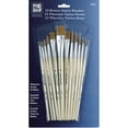thumbnail image 1 of Loew-Cornell Short Handle Brown Nylon Brush Set, 1 of 2