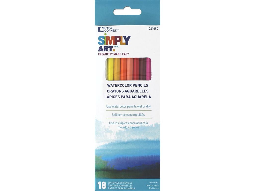 Loew Cornell Simply Art Watercolor Pencils 18pc