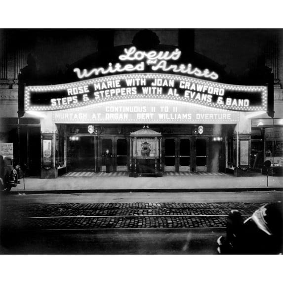 Loew'S And United Artists Ohio Theatre History (36 x 24)