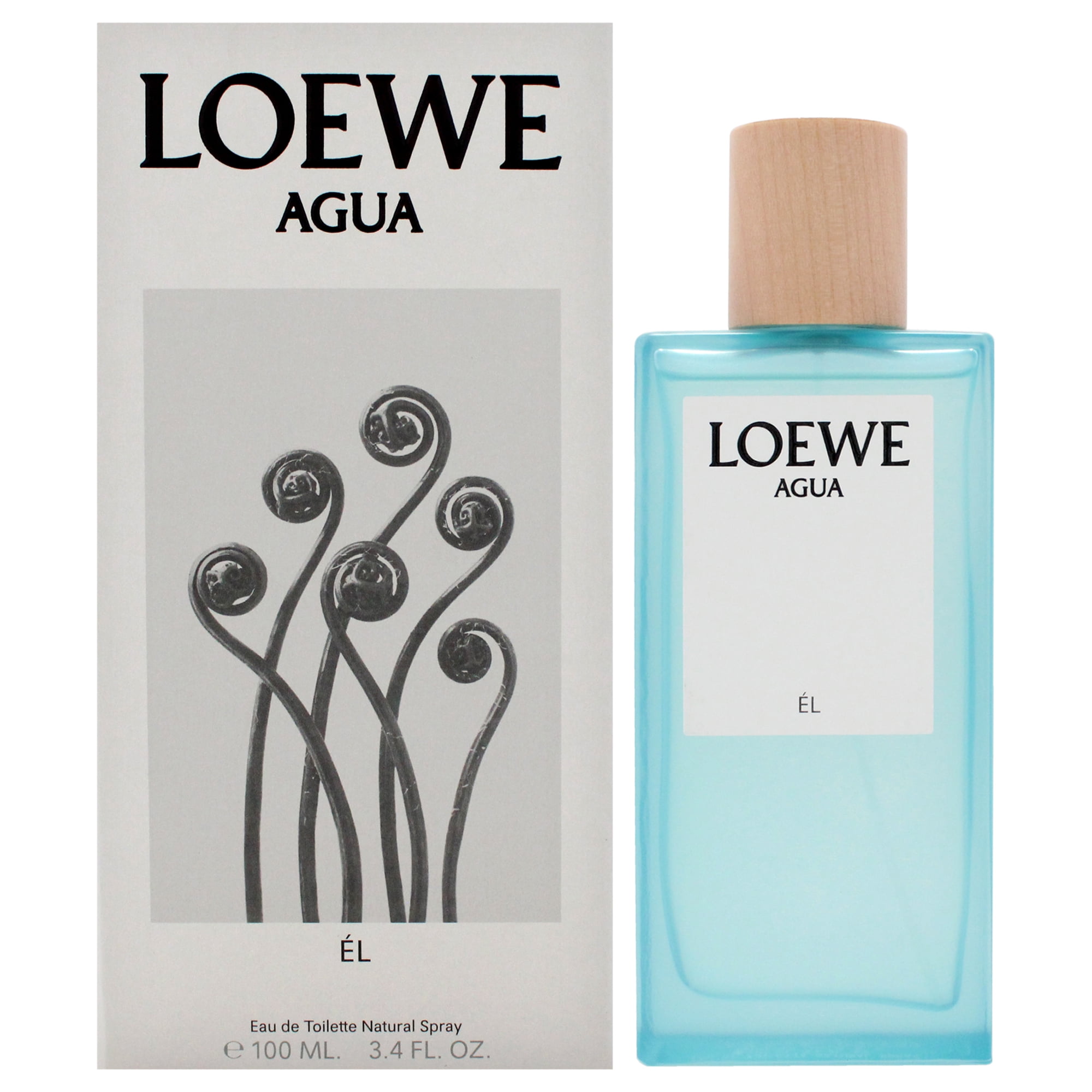 Loewe AGUA EL ロエベ　アグア　エル Loewe Agua El , 3.4 oz EDT Spray - Walmart.com