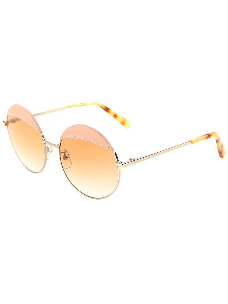 Loewe LW40007U 33F 58mm Round Sunglasses Women display picture 1