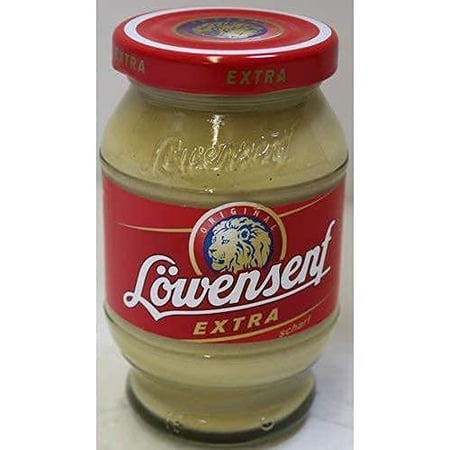 Loewensenf Extra Hot German Mustard, 9.3 oz.