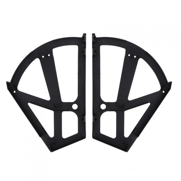 Loewten Shoe Rack Hinge Plastic Hollow Simpl 2 Layers Shoe Cabinet Shelf Rack Holder Hinges Accessory for Home, Black