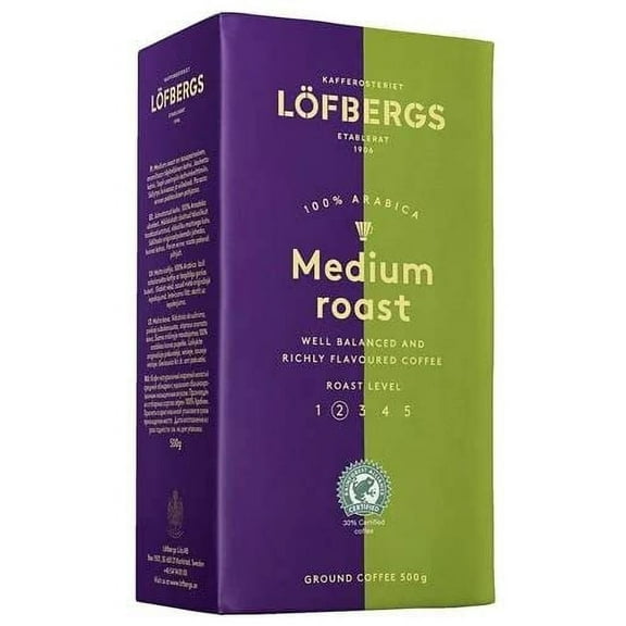 Lofbergs Medium Roast Ground Coffee, 17.63oz (6)