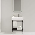 Lofi 24" Bathroom Vanity With Ceramic Basin, Freestanding Bathroom